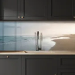 Kustlijn - Strand - Oceaan keuken achterwand 2 middel -sfeer1
