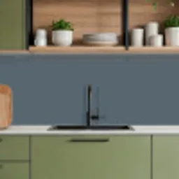 Kleuren - Blauw - Interieur keuken achterwand 2 middel 871 -sfeer3