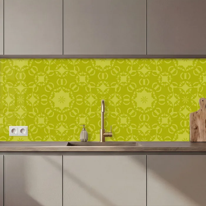 Kompas - Groen - Patronen keuken achterwand 2 middel 871 zz_3dshopping
