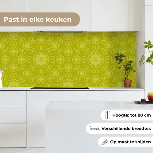 Kompas - Groen - Patronen keuken achterwand 2 middel 871 -sfeer4_NL