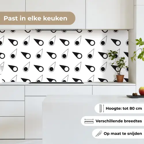 Kompas - Patronen - Reizen keuken achterwand 2 middel 871 -sfeer4_NL