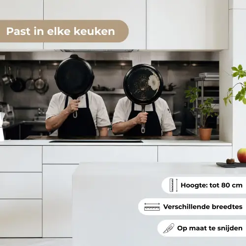 Koks - Koekenpannen - Keuken keuken achterwand 2 middel -sfeer4_NL