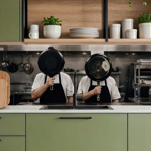 Koks - Koekenpannen - Keuken keuken achterwand 2 middel -sfeer3