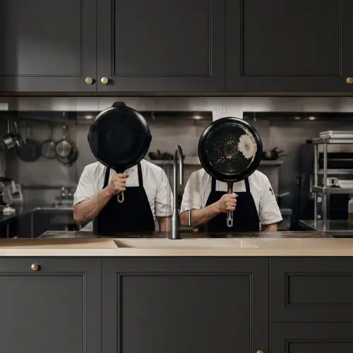 Koks - Koekenpannen - Keuken keuken achterwand 2 middel -sfeer1