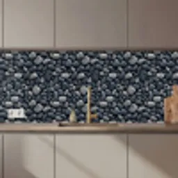 Koele - Grijze - Kiezels keuken achterwand 2 middel 871 zz_3dshopping