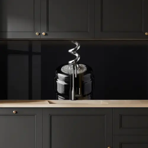 Kurkentrekker - Wijn - Zwart - Wit keuken achterwand 2 middel -sfeer1