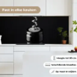 Kurkentrekker - Wijn - Zwart - Wit keuken achterwand 2 middel -sfeer4_NL