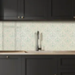 Damast - Vintage - Pastel - Design keuken achterwand 2 middel 871 -sfeer1