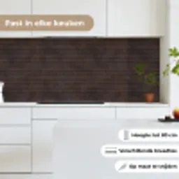 Donkerbruin - Roest - Strepen - Patroon keuken achterwand 2 middel 871 -sfeer4_NL