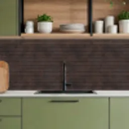 Donkerbruin - Roest - Strepen - Patroon keuken achterwand 2 middel 871 -sfeer3
