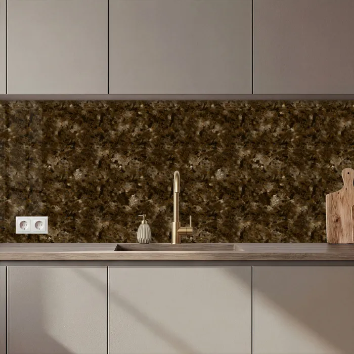 Donker - Graniet - Bruin keuken achterwand 2 middel 871 zz_3dshopping