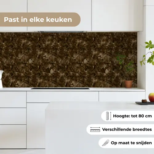 Donker - Graniet - Bruin keuken achterwand 2 middel 871 -sfeer4_NL
