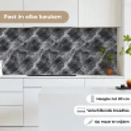 Donkergrijs - Bliksem - Marmer keuken achterwand 2 middel 871 -sfeer4_NL