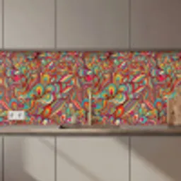 Design - Jaren 70 - Fantasy - Kleur keuken achterwand 2 middel 871 zz_3dshopping