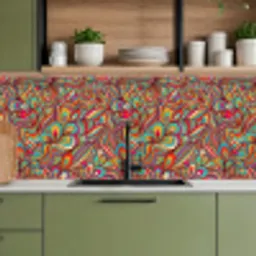 Design - Jaren 70 - Fantasy - Kleur keuken achterwand 2 middel 871 -sfeer3