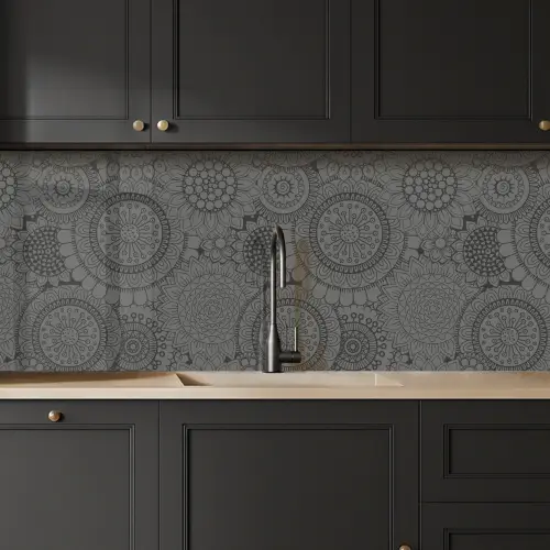 Design - Bohemian - Zonnebloem keuken achterwand 2 middel 871 -sfeer1