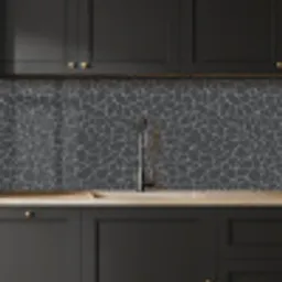 Design - Geometrie - Zwart keuken achterwand 2 middel 871 -sfeer1