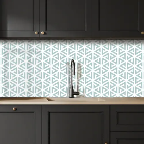 Design - Geometrie - Patroon - Driehoek keuken achterwand 2 middel 871 -sfeer1