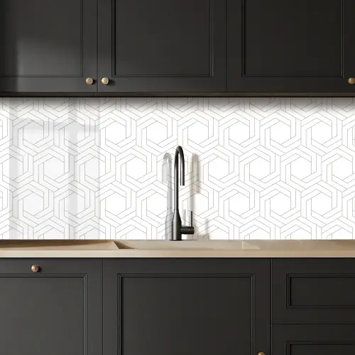 Design - Geometrie - Patronen - Abstract keuken achterwand 2 middel 871 -sfeer1