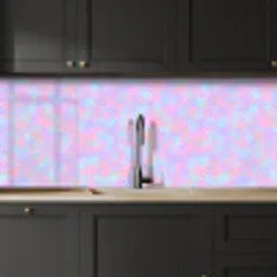 Design - Geometrie - Roze keuken achterwand 2 middel 871 -sfeer1