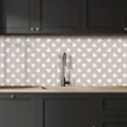 Design - Lijn - Patroon - Hart - Grijs keuken achterwand 2 middel 871 -sfeer1