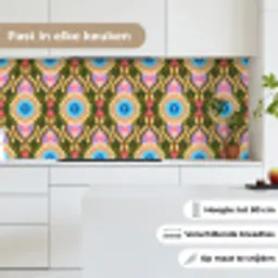 Design - Orient - Retro keuken achterwand 2 middel 871 -sfeer4_NL