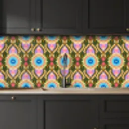 Design - Orient - Retro keuken achterwand 2 middel 871 -sfeer1