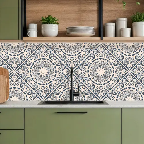 Design - Ornament - Vintage - Retro keuken achterwand 2 middel 871 -sfeer3
