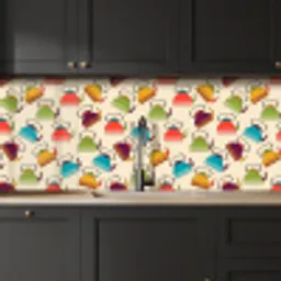 Design - Retro - Theepot - Kleuren keuken achterwand 2 middel 871 -sfeer1