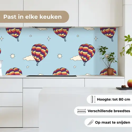 Design - Vintage - Luchtballon keuken achterwand 2 middel 871 -sfeer4_NL