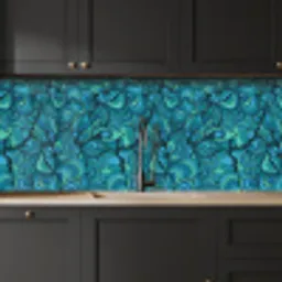 Design - Vintage - Blauw - Turquoise keuken achterwand 2 middel 871 -sfeer1