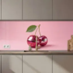 Disco - Kersen - Roze keuken achterwand 2 middel zz_3dshopping