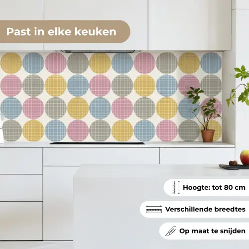 Stippen - Lijn - Patroon keuken achterwand 2 middel 871 -sfeer4_NL