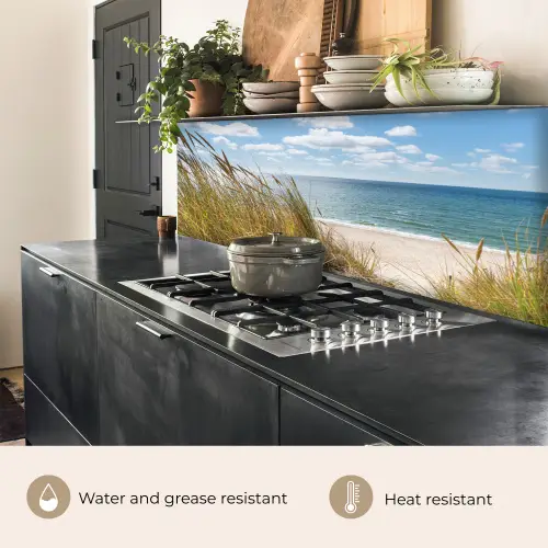Duin - Gras - Zee - Strand keuken achterwand 2 groot -usp_EN