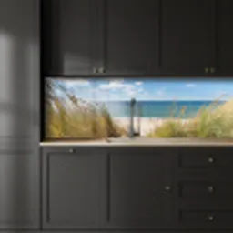 Duin - Gras - Zee - Strand keuken achterwand 2 groot -sfeer1