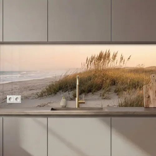 Duinlandschap - Zonsondergang - Strand keuken achterwand 2 middel zz_3dshopping