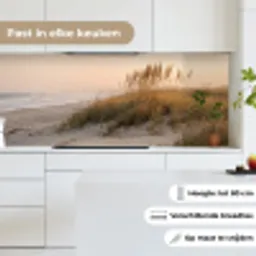 Duinlandschap - Zonsondergang - Strand keuken achterwand 2 middel -sfeer4_NL