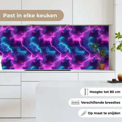 Elektrisch - Neon - Lucht keuken achterwand 2 middel 871 -sfeer4_NL