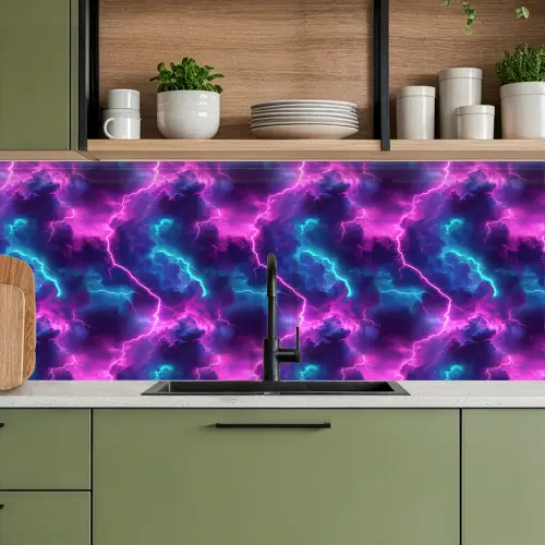 Elektrisch - Neon - Lucht keuken achterwand 2 middel 871 -sfeer3