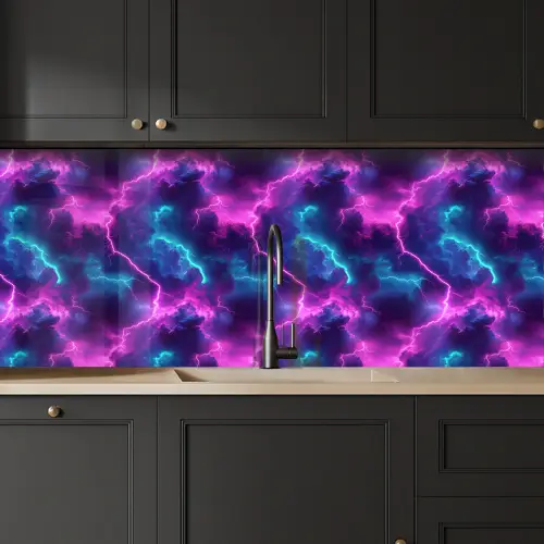 Elektrisch - Neon - Lucht keuken achterwand 2 middel 871 -sfeer1
