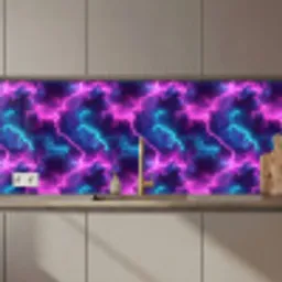 Elektrisch - Neon - Lucht keuken achterwand 2 middel 871 zz_3dshopping