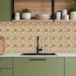 Elegant - Antiek - Kleurrijk keuken achterwand 2 middel 871 -sfeer3