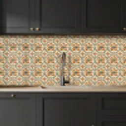 Elegant - Antiek - Kleurrijk keuken achterwand 2 middel 871 -sfeer1