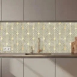 Elegant - Symbool - Goud - Grijsgroen keuken achterwand 2 middel 871 zz_3dshopping