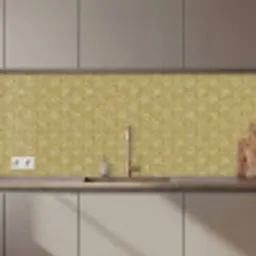Waaier - Geometrisch - Groen keuken achterwand 2 middel 871 zz_3dshopping