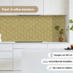 Waaier - Geometrisch - Groen keuken achterwand 2 middel 871 -sfeer4_NL