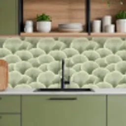 Waaier - Blad - Groen keuken achterwand 2 middel 871 -sfeer3