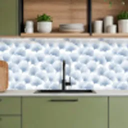 Waaier - Modern - Blauw keuken achterwand 2 middel 871 -sfeer3