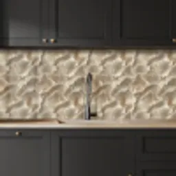Waaierstructuren - Beige - Vezeltextuur keuken achterwand 2 middel 871 -sfeer1