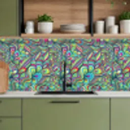 Fantasy - Design - Kleuren - Retro keuken achterwand 2 middel 871 -sfeer3